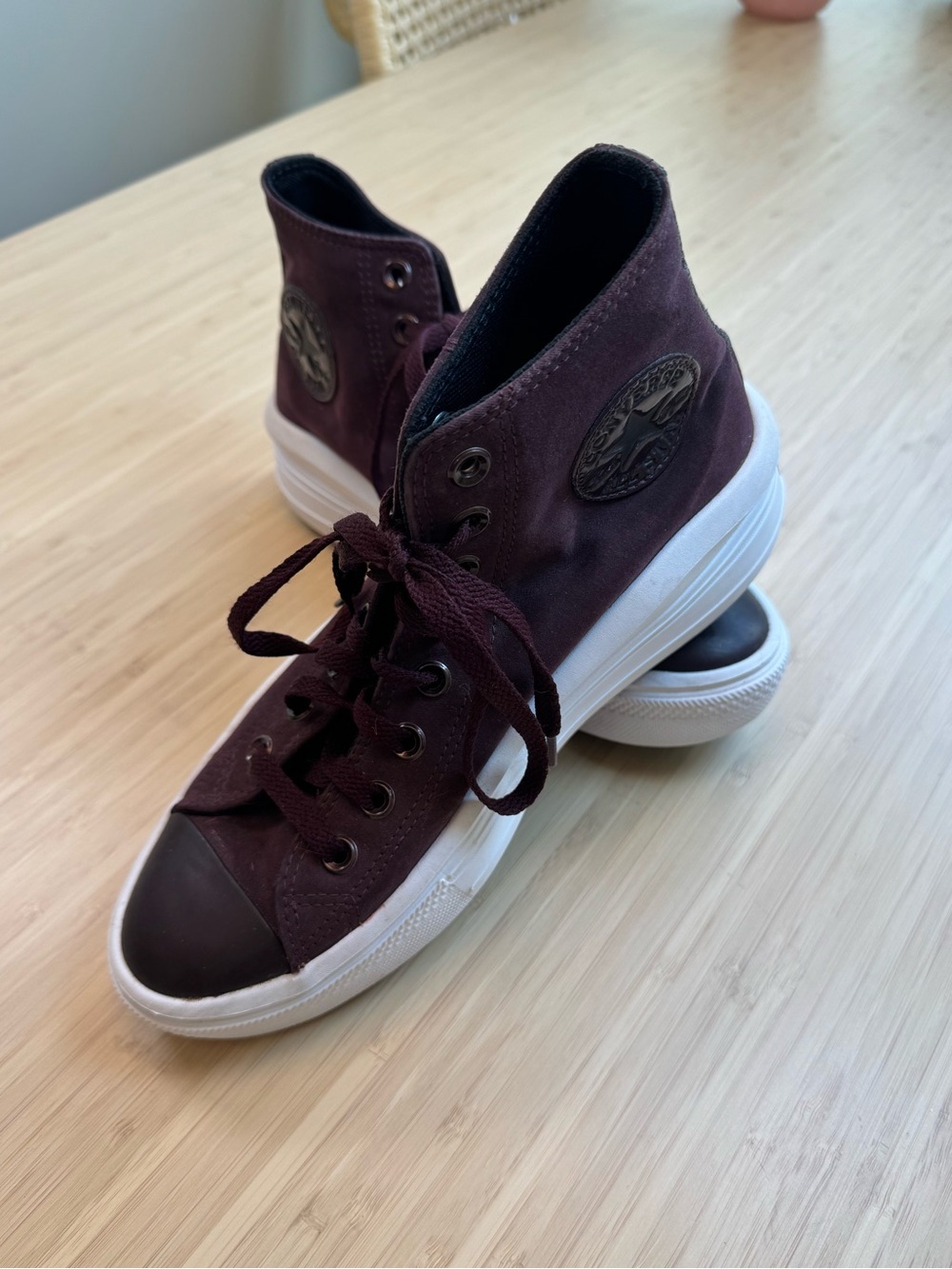 Converse Chuck Taylor All Star Move High Top Platform Women’s Black Currant